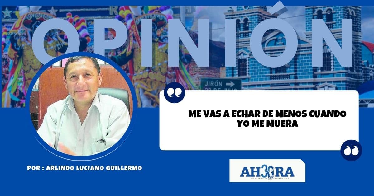 ME VAS A ECHAR DE MENOS CUANDO YO ME MUERA