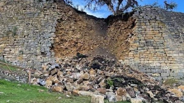 Muro de Kuélap se viene abajo y suspenden visitas turísticas
