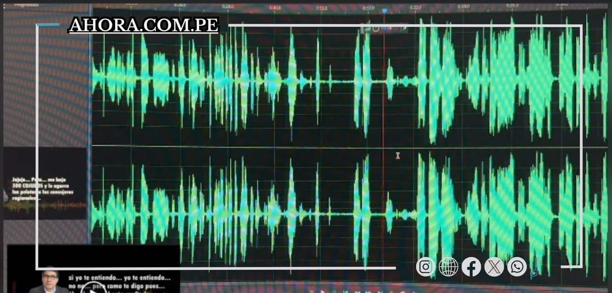 Análisis de audio revela posible montaje en supuesto cobro a funcionario