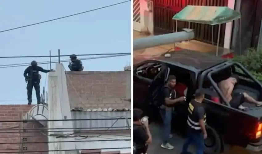 Mujer muere al intentar huir durante operativo policial contra presunta banda criminal