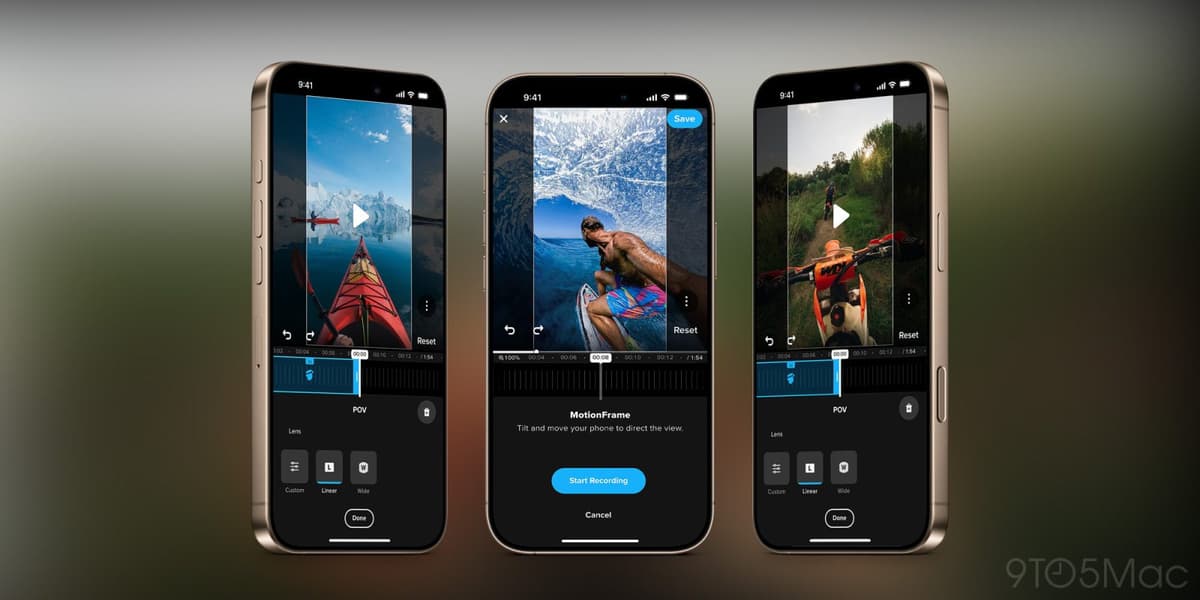 La app GoPro Quick actualiza su edición de video 360 con MotionFrame y herramientas POV.