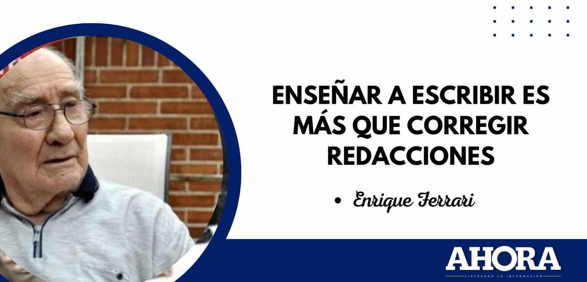 Enseñar a escribir es más que corregir redacciones