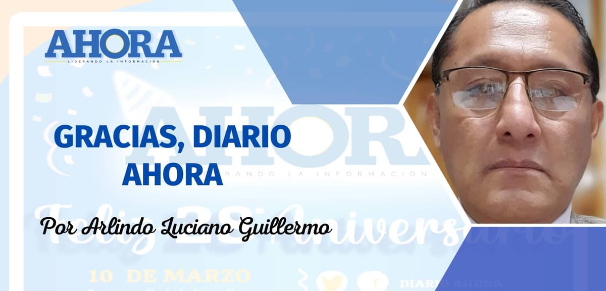 GRACIAS, DIARIO AHORA