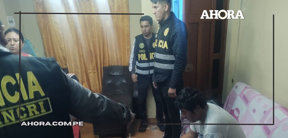 PNP allana viviendas en caso de robo mortal Cooperativa San Francisco