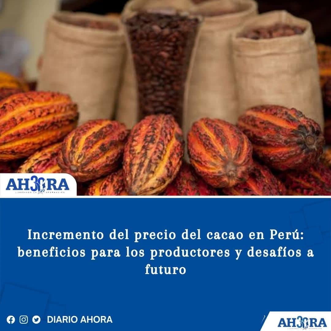 Incremento del precio del cacao en Perú: beneficios para los productores y desafíos a futuro