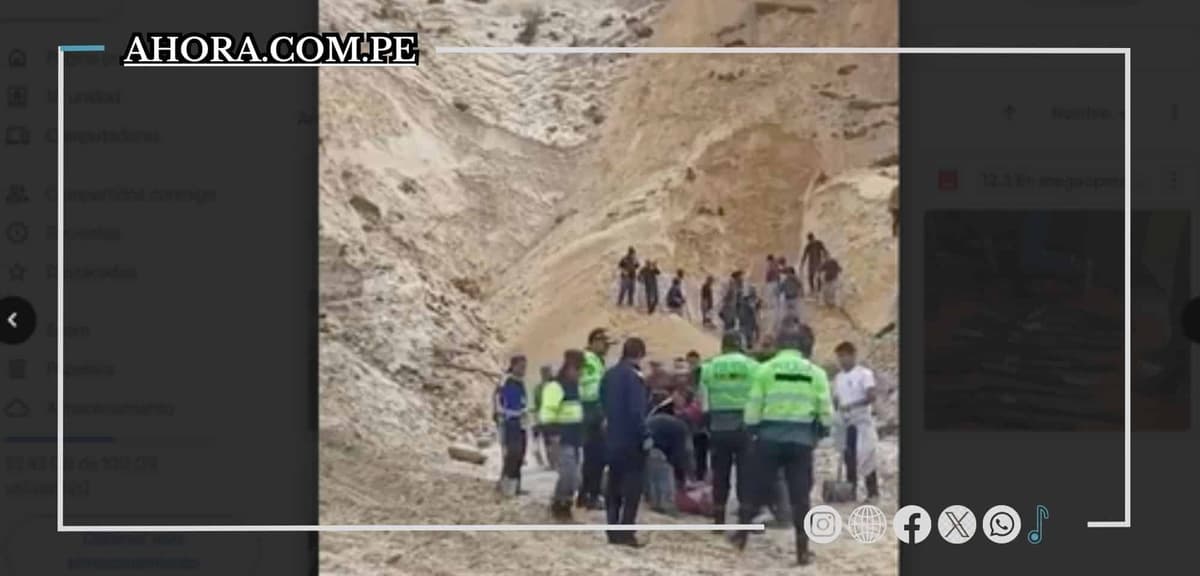 Fatal derrumbe en cantera de Yanacocha, causa la muerte de padre e hijo