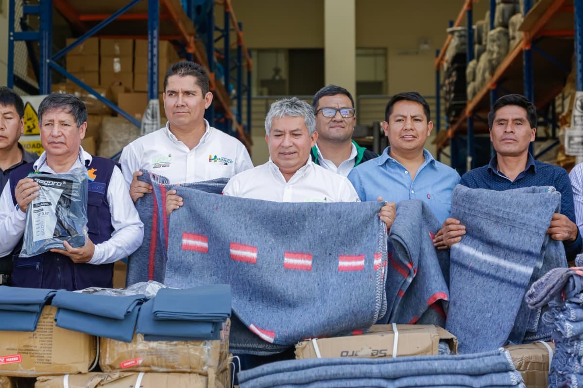 Gorehco entrega 57 toneladas de ayuda humanitaria a distritos golpeados por lluvias