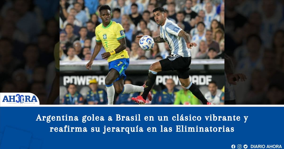Argentina golea a Brasil en un clásico vibrante y reafirma su jerarquía en las Eliminatorias