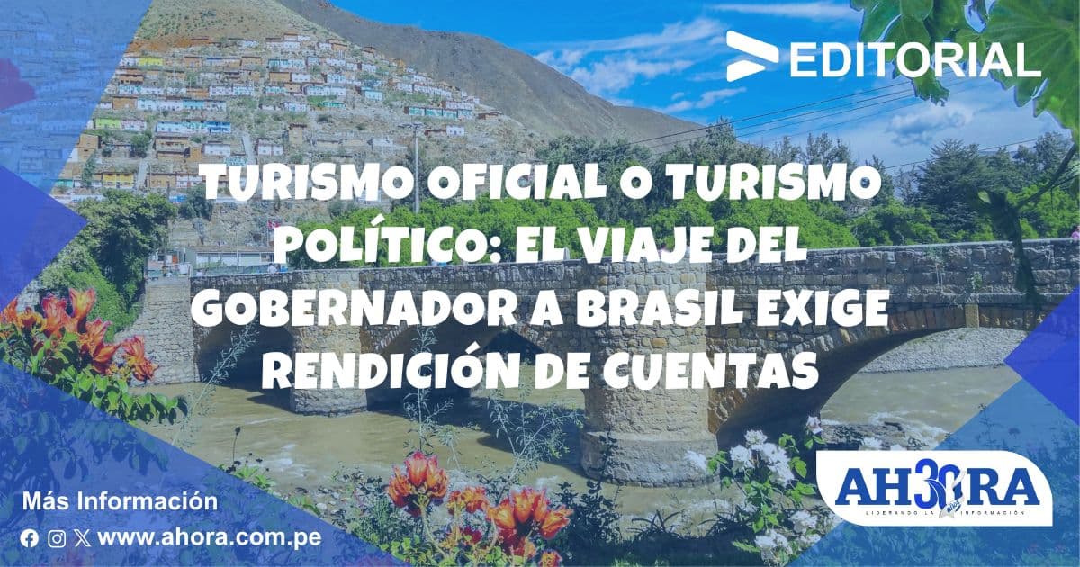 Turismo oficial o turismo político: el viaje del gobernador a Brasil exige rendición de cuentas