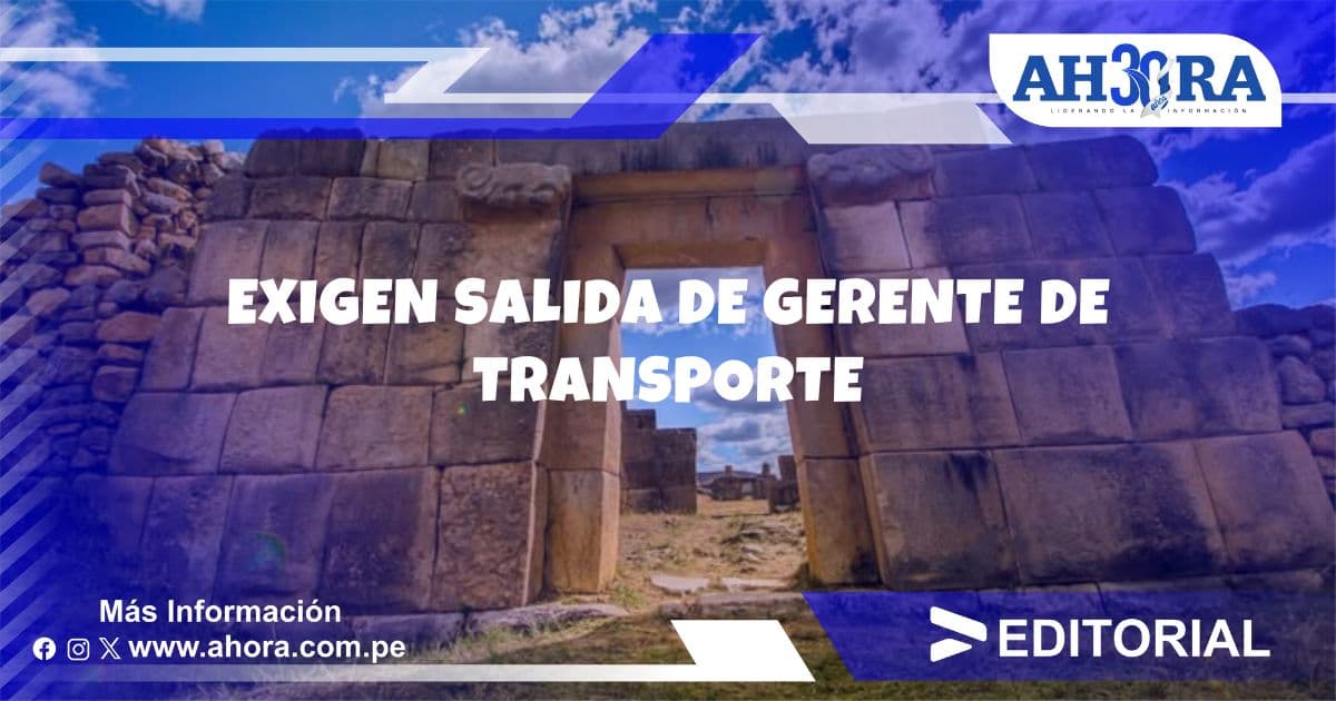 Exigen salida de gerente de Transporte