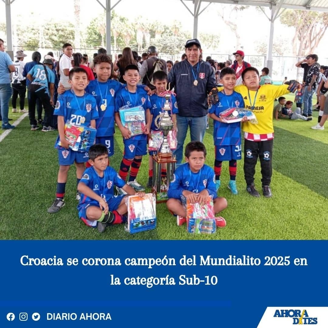 Croacia se corona campeón del Mundialito 2025 en la categoría Sub-10