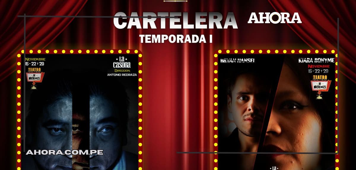 Teatro de miércoles apertura la temporada teatral permanente en Huánuco