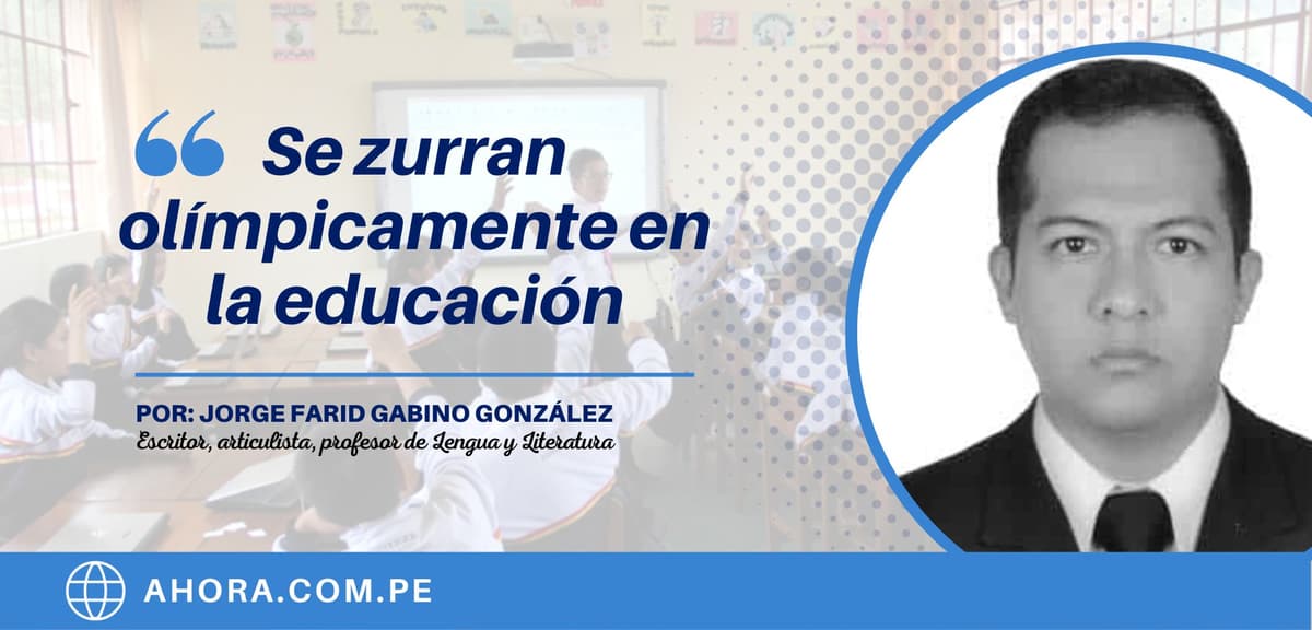 Se zurran olímpicamente en la educación