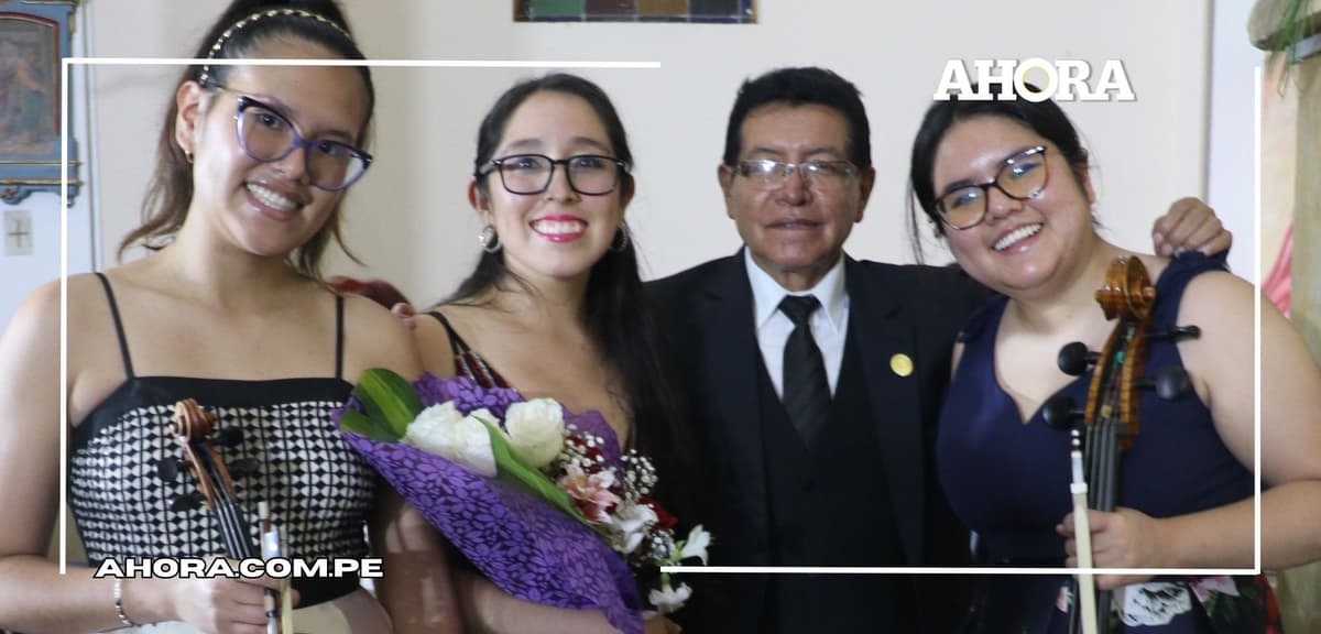 Priscila Navarro, Alexandra González y Daniela González presentaron magistral concierto en Huánuco