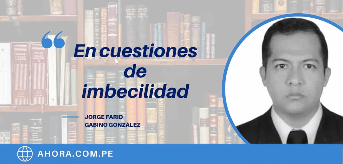 En cuestiones de imbecilidad