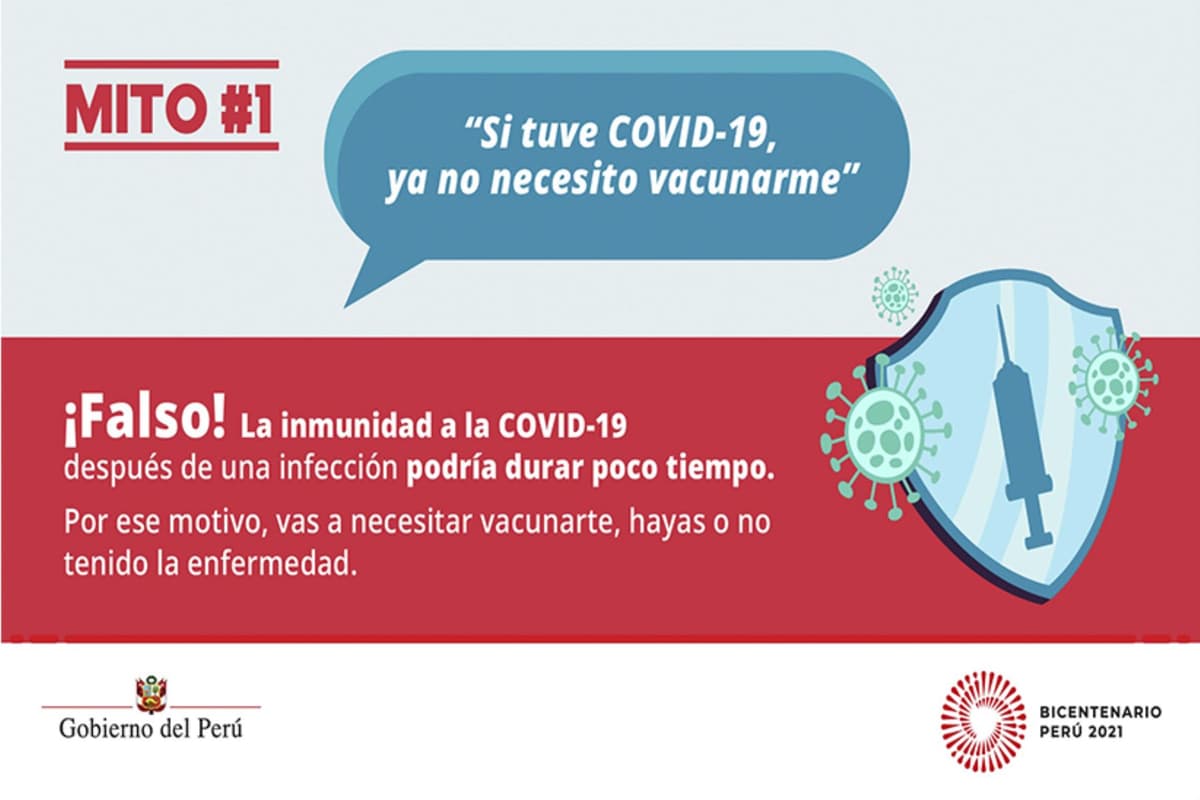 Exhortan a dejar de lado mitos sobre vacunación contra la COVID-19