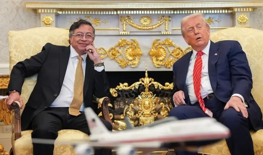 Gustavo Petro y Trump se reúnen en la Casa Blanca tras meses de tensión diplomática