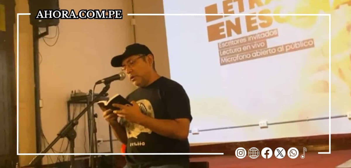 Escritores participaron de tertulia literaria “Letras en escena”