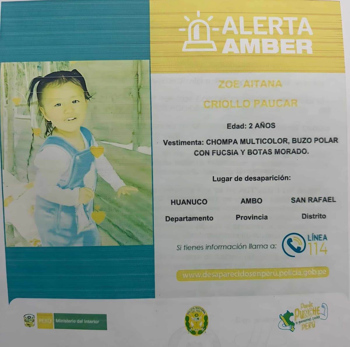 Rescate intensifica búsqueda de niña de 2 años desaparecida en San Rafael