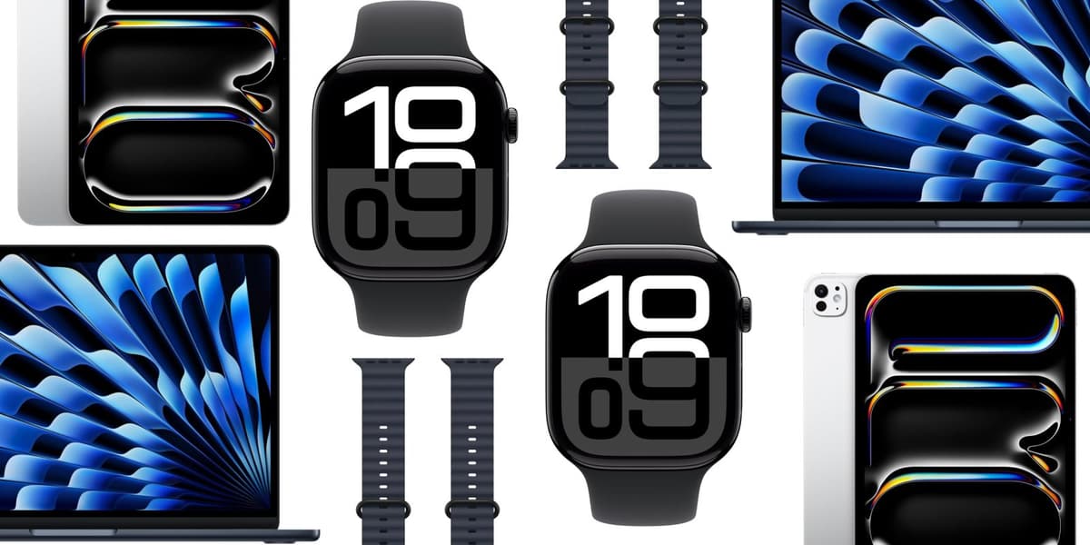 Ofertas: MacBook Air M4 de 1TB con $200 de descuento, nuevo iPad Pro M4 hasta $380 menos, Apple Watch Series 10 desde $299 y más promociones