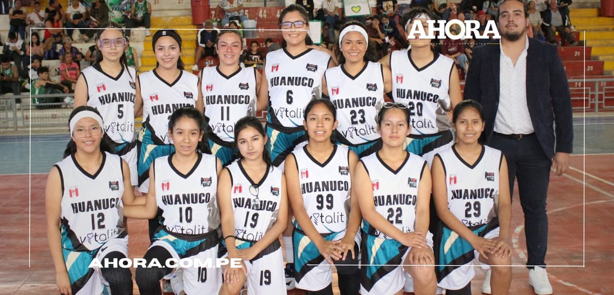 Huánuco campeón de la Serie C del nacional de básquet femenino