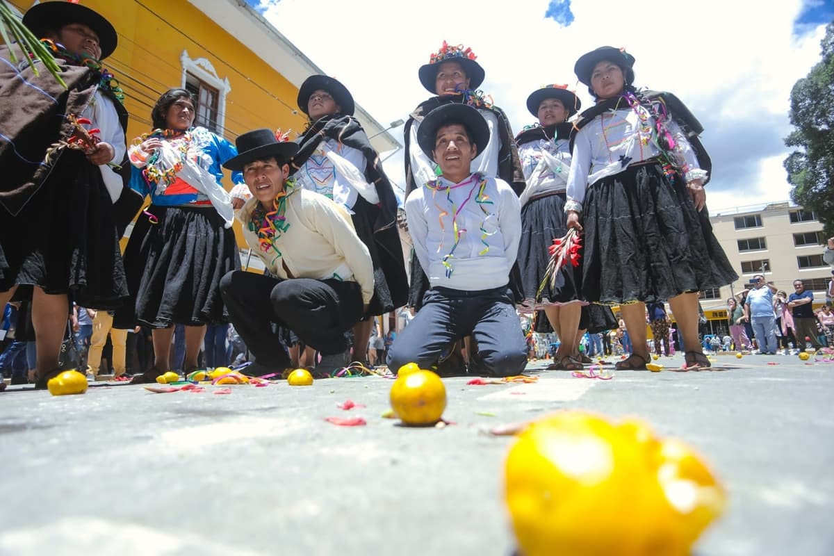 Guerra de las naranjas: Carnaval Tinkuy 2026 en Churubamba apuesta por turismo y gastronomía local