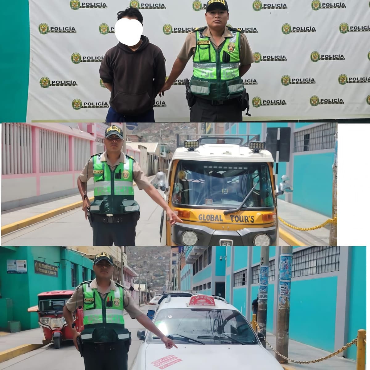 Control policial en Huánuco: ESINPOL detecta vehículos en requisitorias y un detenido