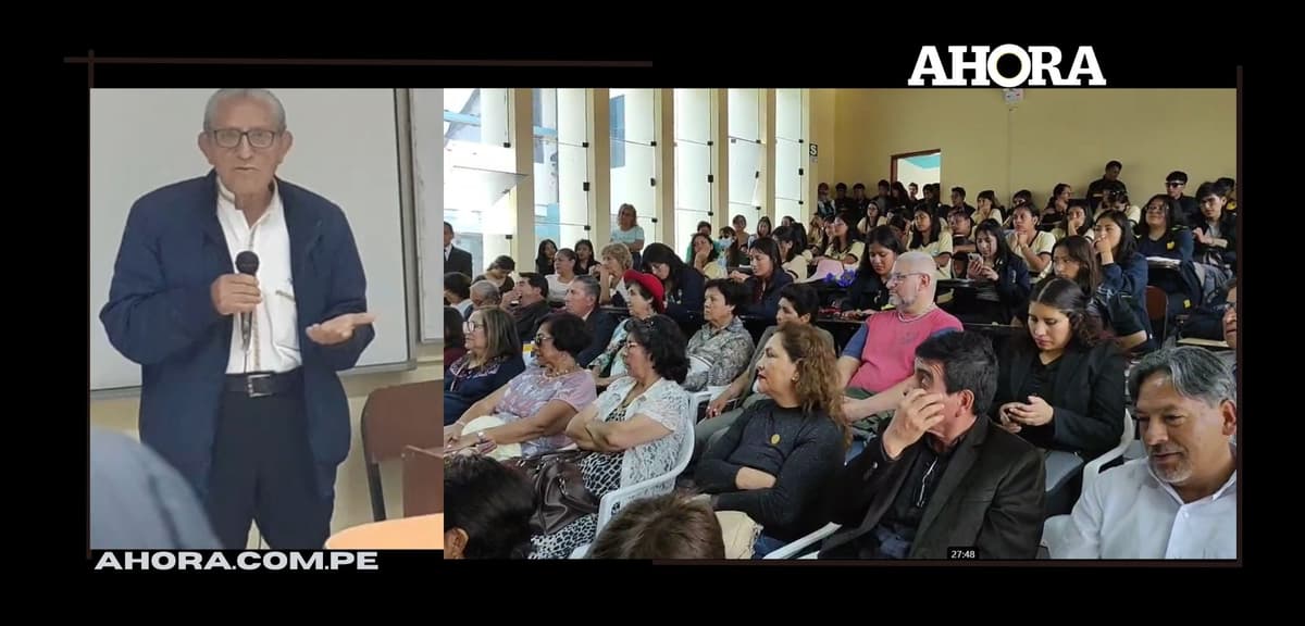 Víctor Domínguez presentó “Los hijos de Pacha y Punchau” en encuentro nacional en Pasco