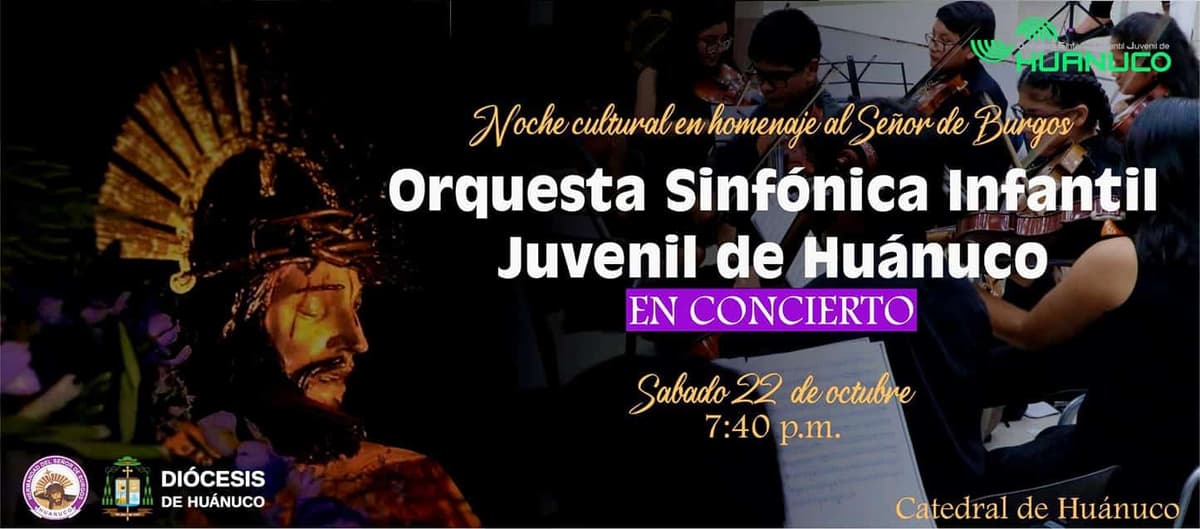 Osijhco presentará un concierto en la Catedral de Huánuco