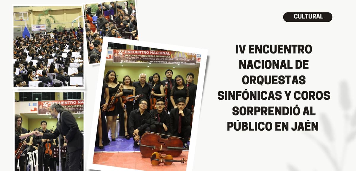 IV Encuentro Nacional de Orquestas Sinfónicas y Coros sorprendió al público en Jaén
