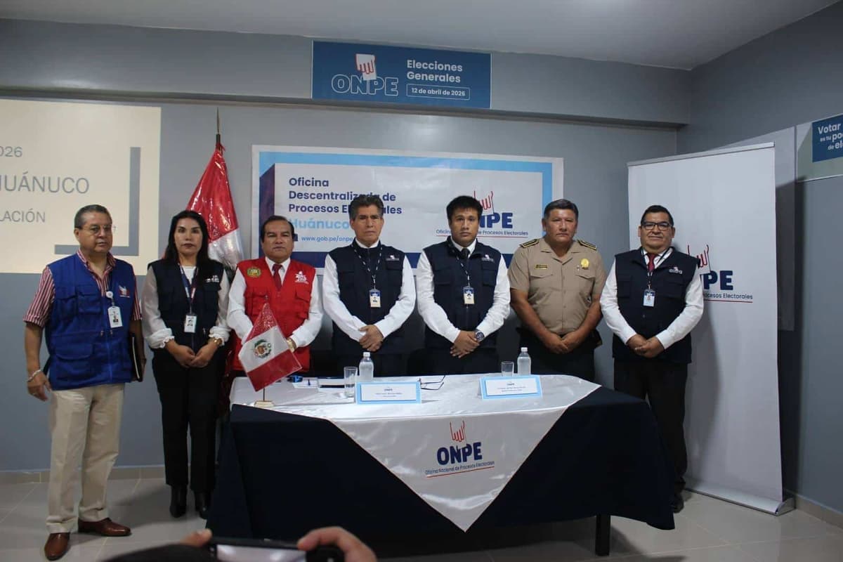Elecciones 2026: ONPE instala cinco ODPE en Huánuco para acercar el proceso electoral a la ciudadanía