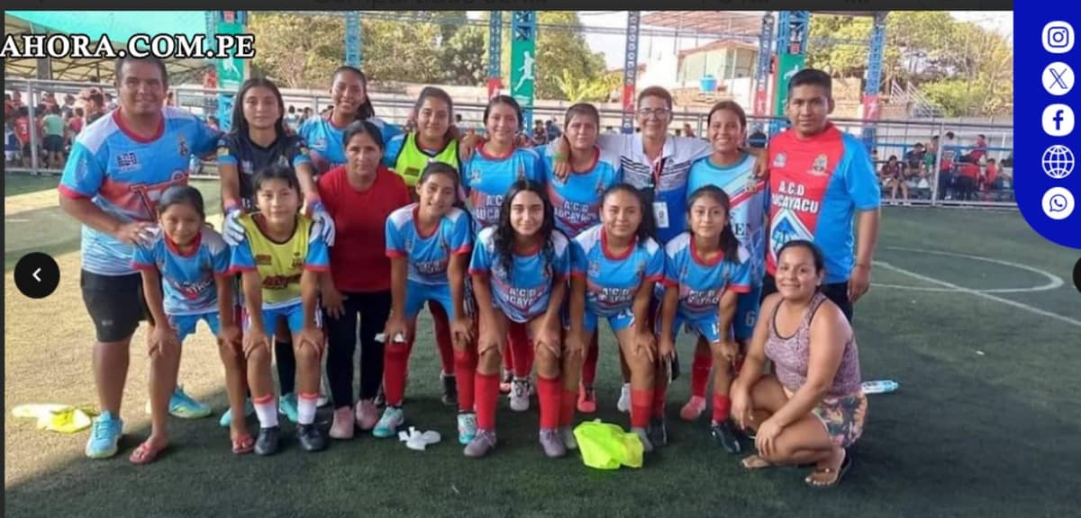 Aucayacu ganó nacional Sub-17 de fútbol femenino