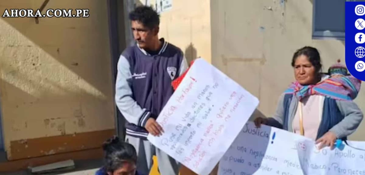 Madre denuncia presunta negligencia médica en el hospital El Carmen de Huancayo