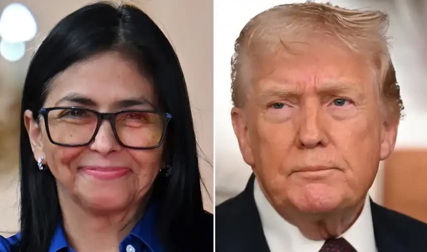 Trump y Delcy Rodríguez abren canal directo tras la captura de Maduro y hablan de petróleo, comercio y seguridad