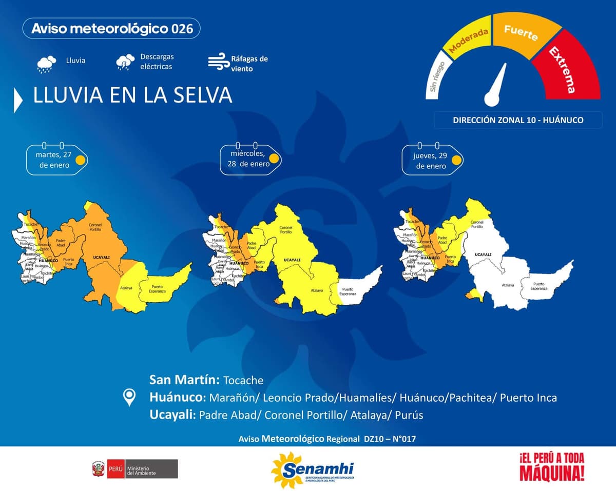 Ocho provincias enfrentarán 24 horas de nieve, granizo y ráfagas violentas este jueves
