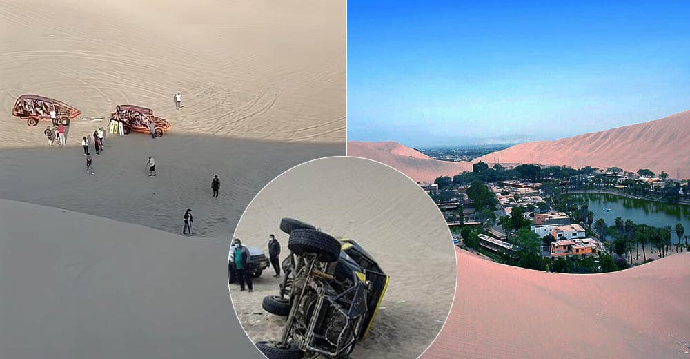 Viajero de EE UU fallece en accidente de tubular en dunas de Huacachina Ica