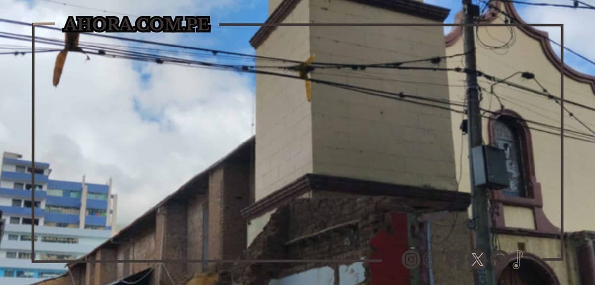 Preocupación por posible afectación a Iglesia patrimonial Cristo Rey