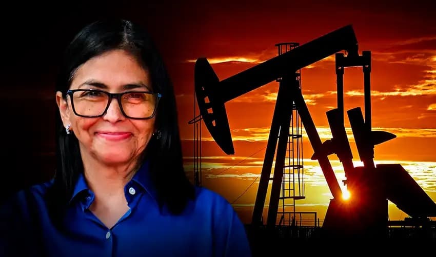 Delcy Rodríguez asegura que EE.UU. condiciona capacidad de Venezuela para comercializar su petróleo