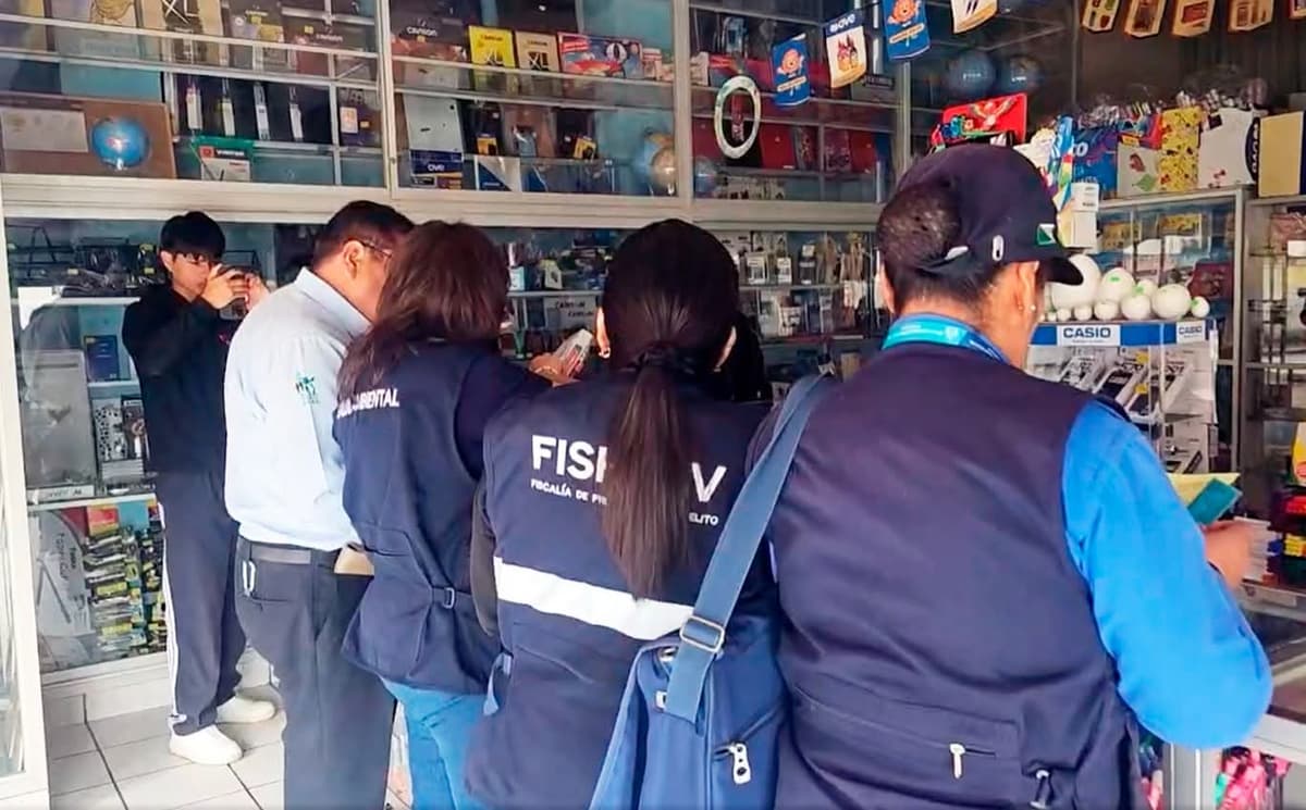 Operativos inopinados supervisan venta de útiles escolares antes del inicio de clases en Huánuco