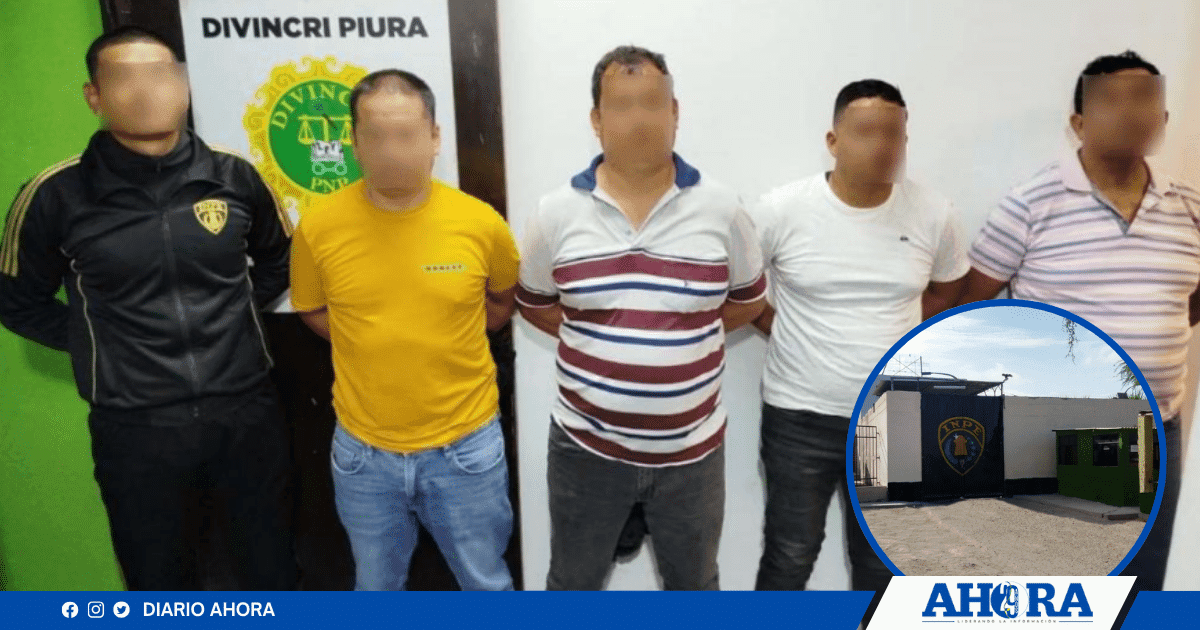 Fuga en penal de Piura: PNP interviene a cinco agentes del INPE implicados