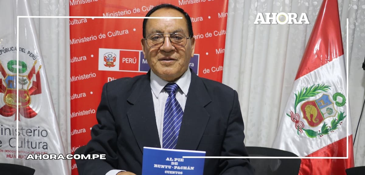 Escritor ancashino presentó el libro “Al pie de Runtu - Pachán”