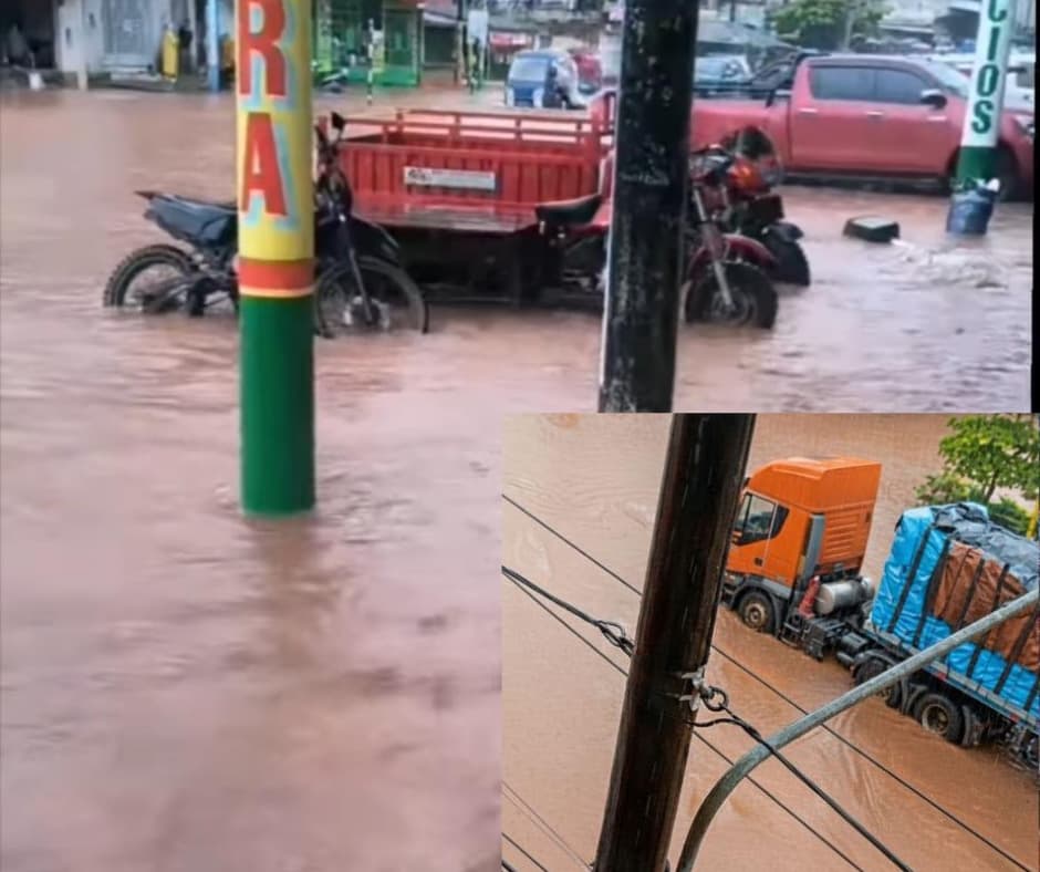 Emergencia en Tingo María: Intensas lluvias y falta de drenaje pluvial inundan avenida Raimondi