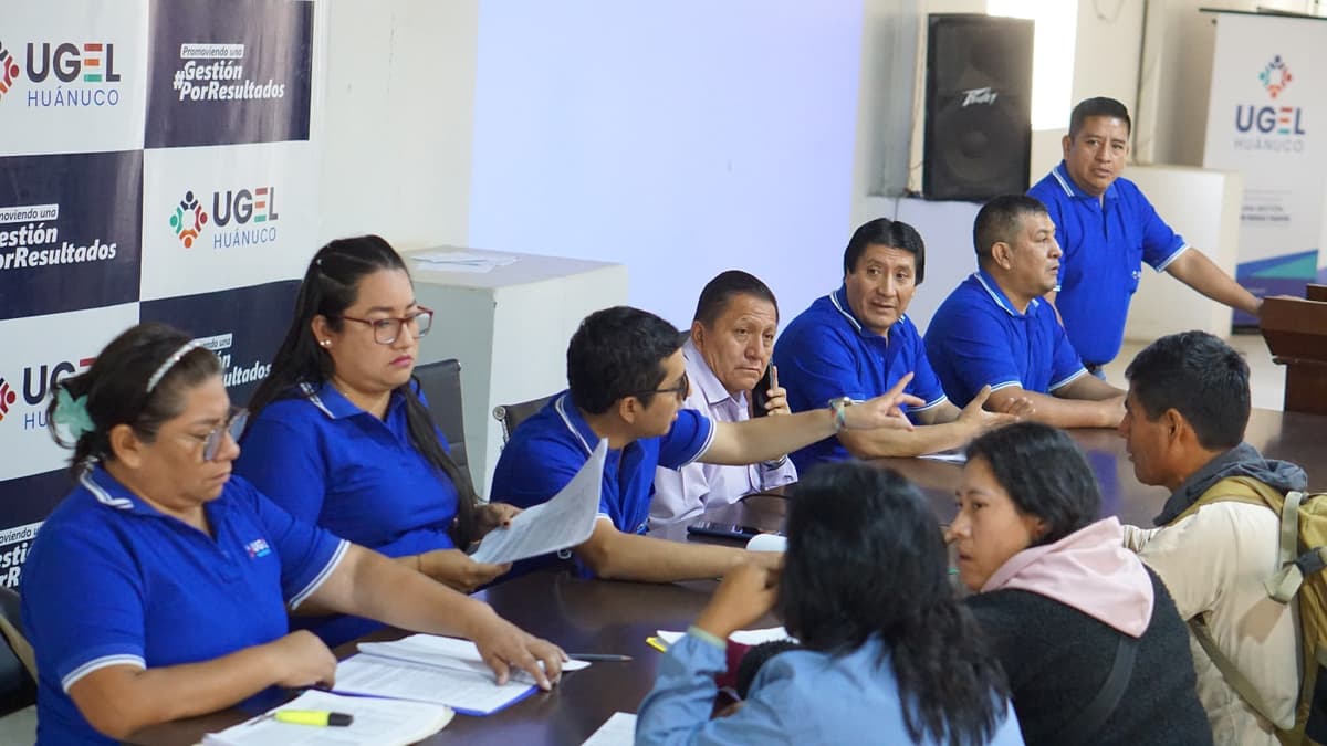 Contratación docente 2026: UGEL Huánuco pone en marcha segunda etapa