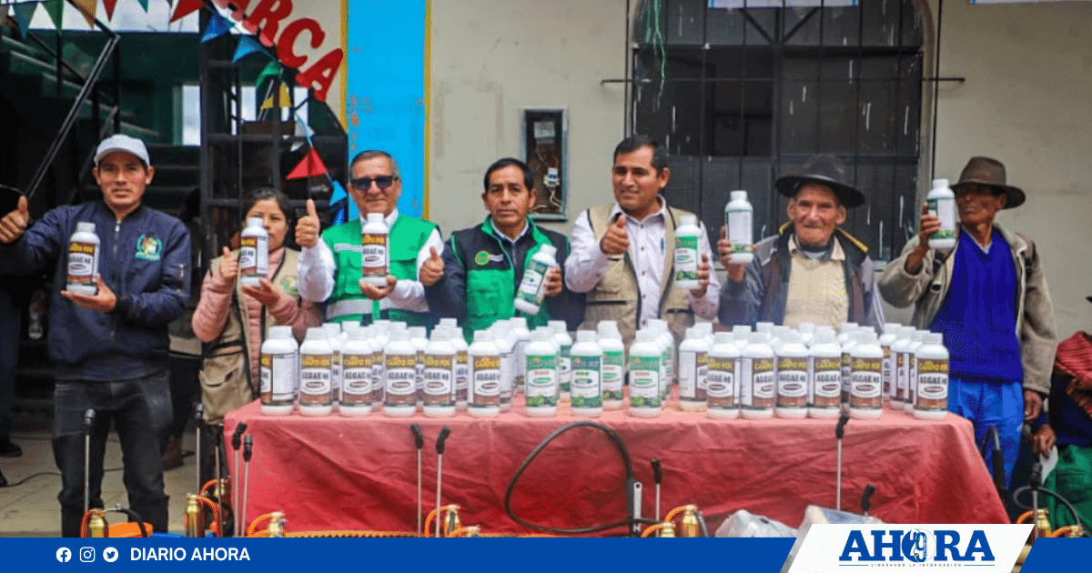 Agricultores damnificados por las lluvias recibieron insumos y herramientas