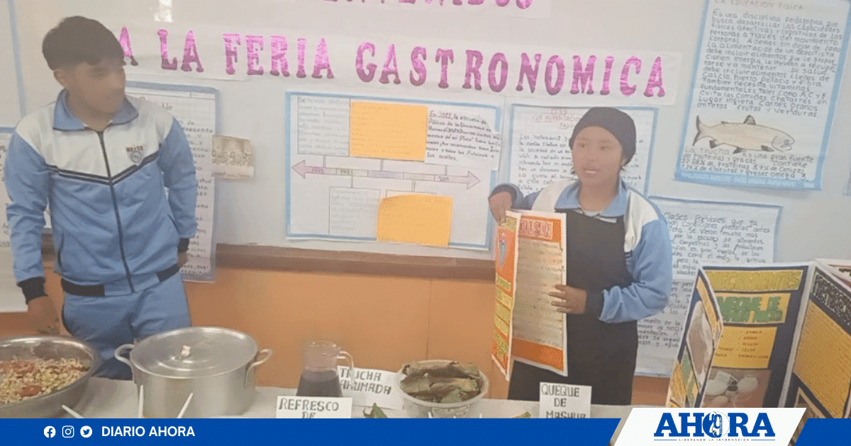 Estudiantes culminan proyecto educativo con éxito en Chavinillo