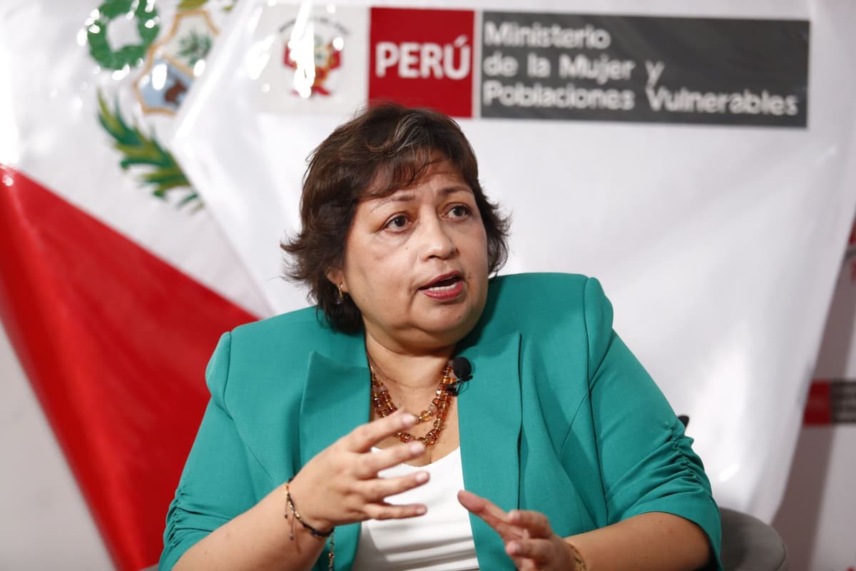 Ministra Montellanos respalda viaje de Boluarte al Vaticano: “Es lo que toca”