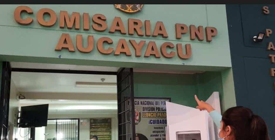 Escapó en la puerta de la comisaría: denunciado por agredir a su pareja se fugó en Aucayacu