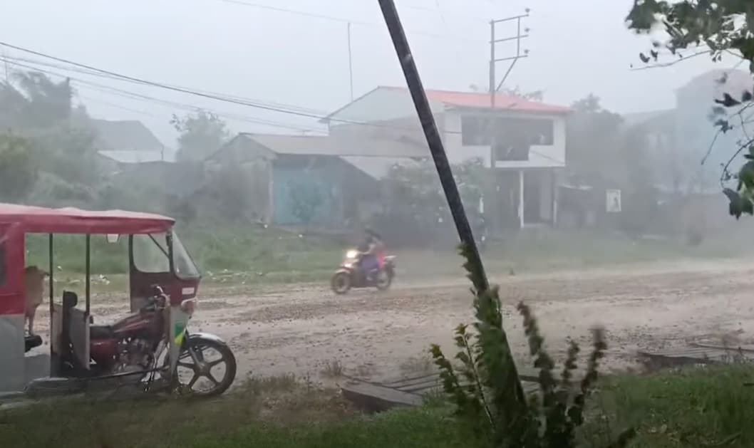 Alerta naranja por lluvias intensas en Puerto Inca este 27 y 28 de febrero