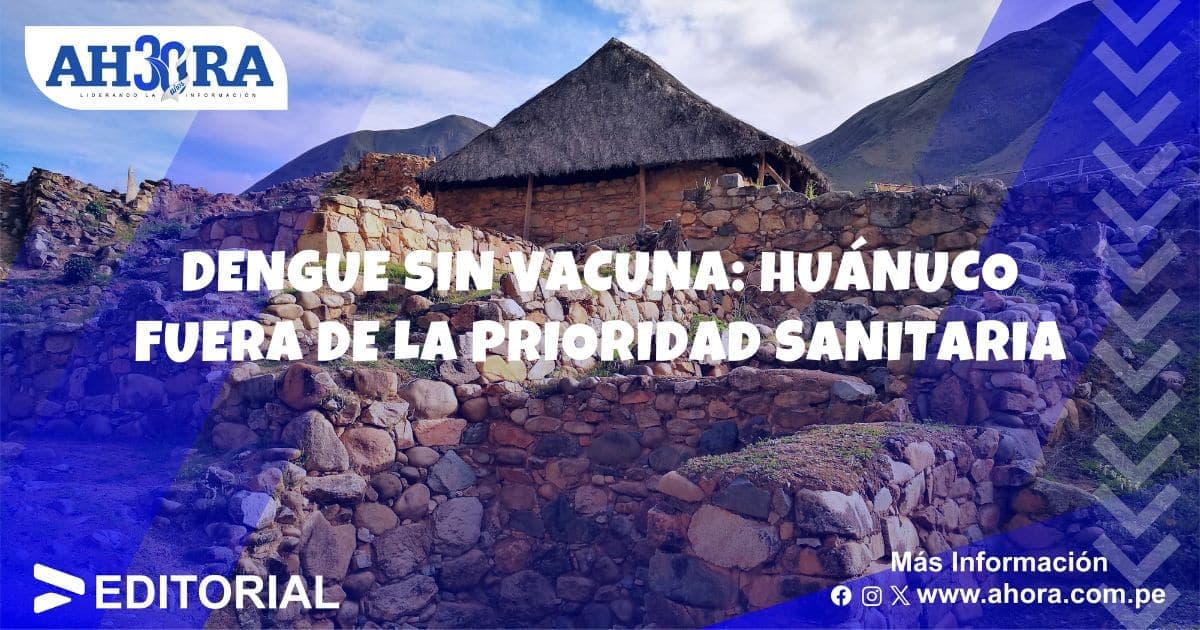 Dengue sin vacuna: Huánuco fuera de la prioridad sanitaria