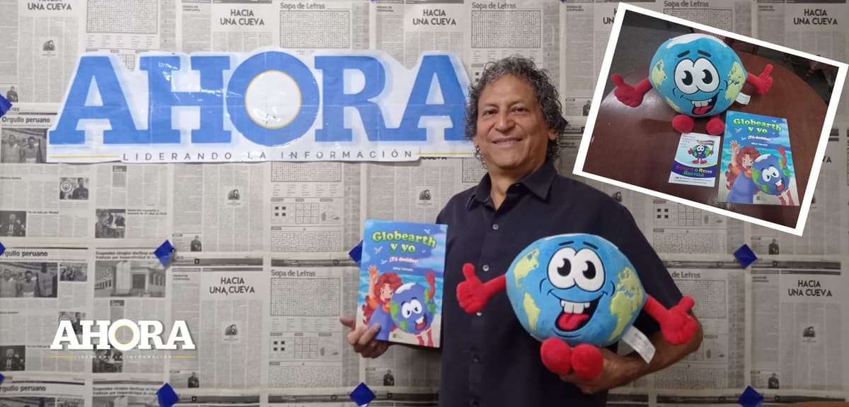 Huanuqueño quien radica en USA, lanza su primer libro para niños “GLOBEARTH Y YO”